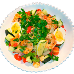 Fresca y deliciosa ensalada Irens